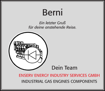 Traueranzeige von Berni  von Cellesche Zeitung
