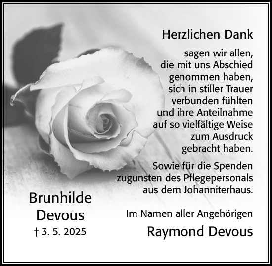 Traueranzeige von Raymond Devous von Cellesche Zeitung